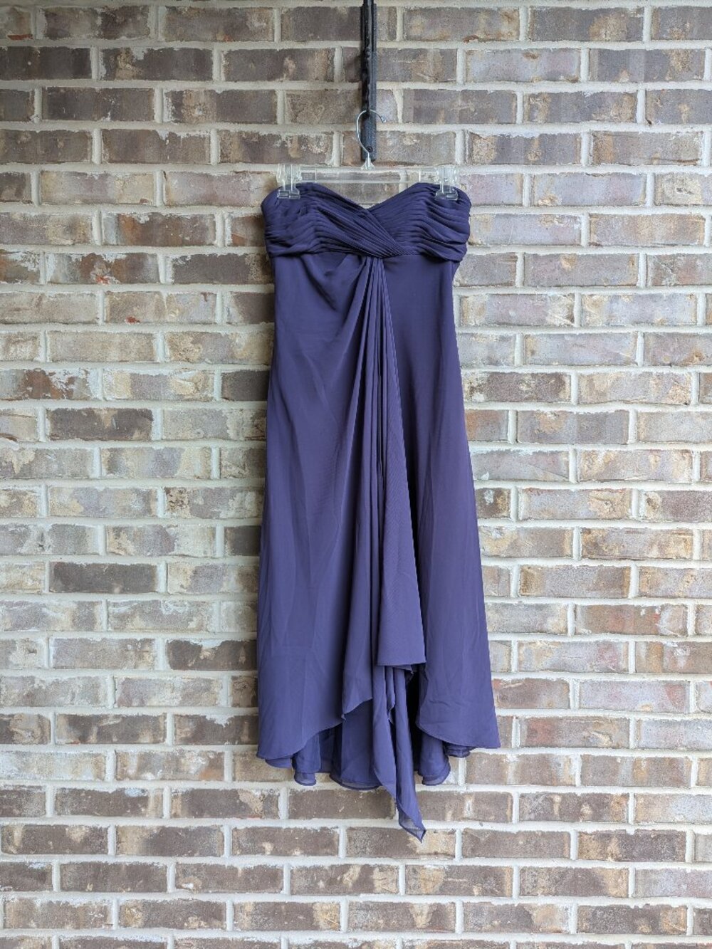 David's Bridal strapless cocktail dress, size 2